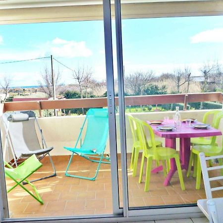 Studio Cabine Cosy Avec Terrasse, Acces Direct Plage Et Parking Prive, 2-4 Pers, Animaux Ok - Fr-1-387-139 Marseillan  Exteriör bild